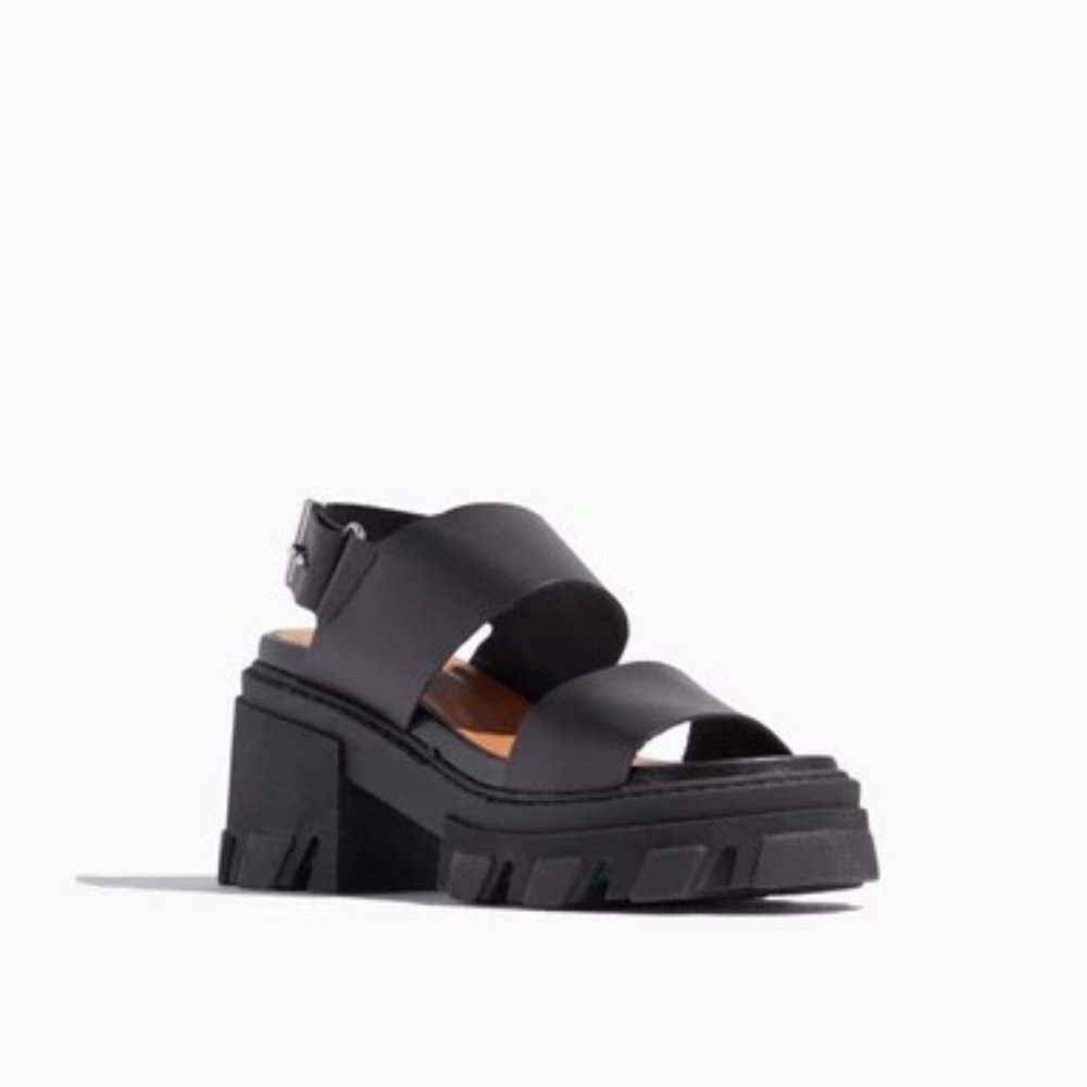 Ganni Cleated Lug-Sole Sandal